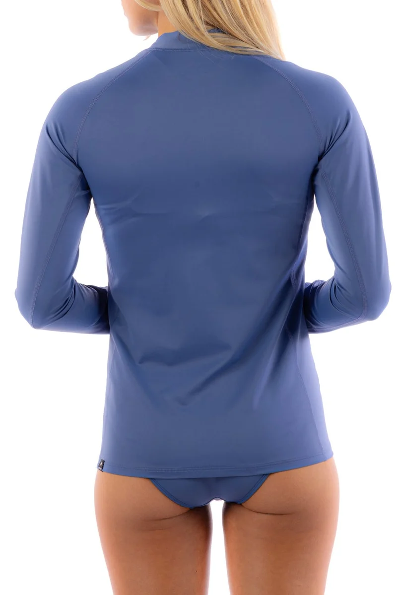 AZ Long Sleeve Surf Zip Rashie