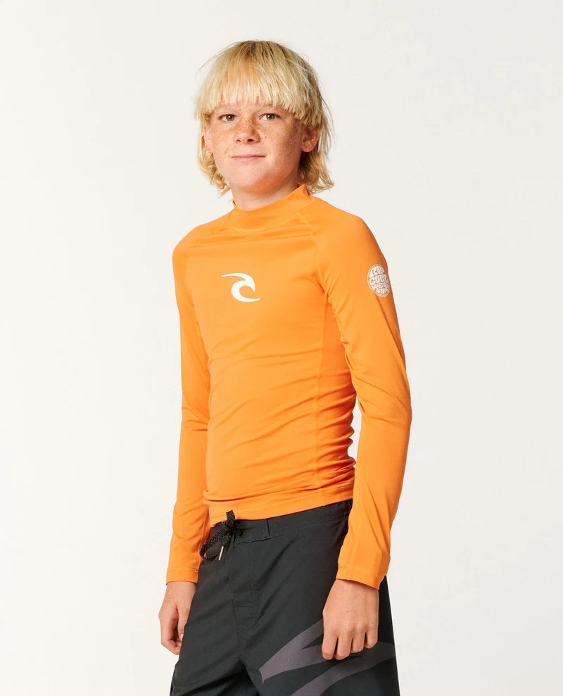 Waves UPF Long Sleeve Rash Vest Kids
