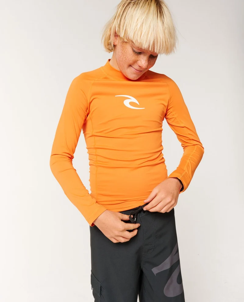 Waves UPF Long Sleeve Rash Vest Kids