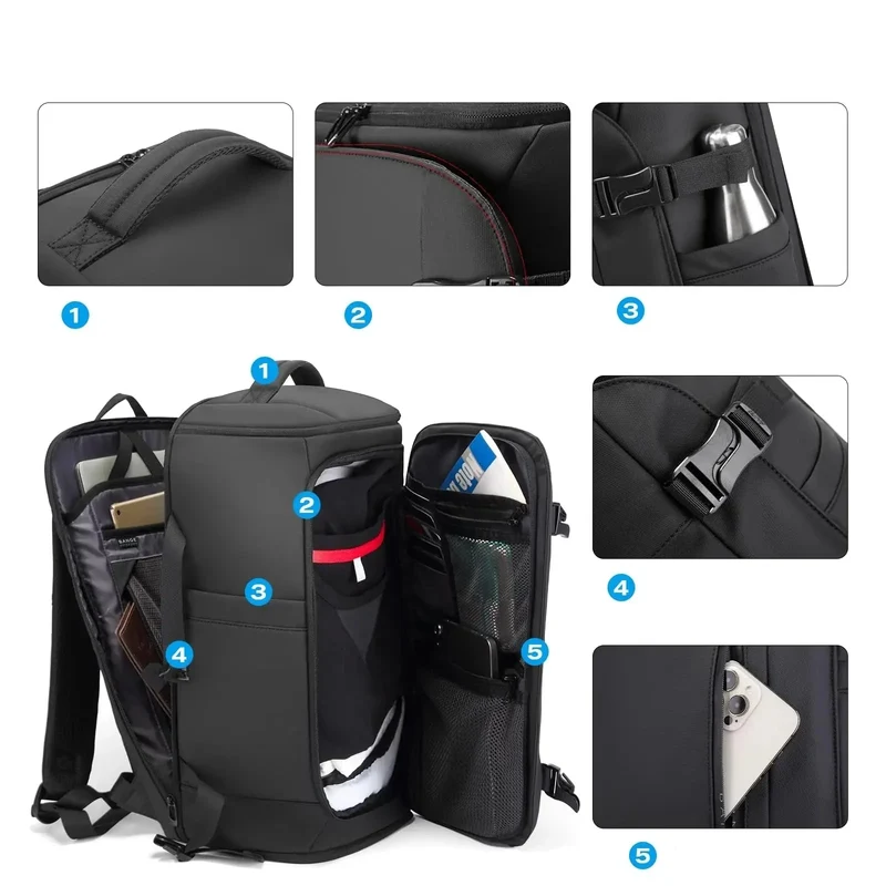 Sac à Dos Cabine Voyage | Compartiments Multiples Pratiques