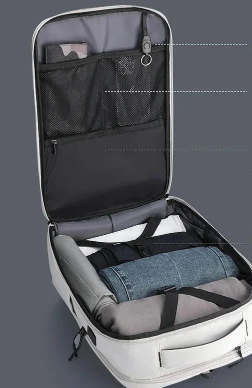 Sac à Dos Cabine Minimaliste | Rangement Optimisé Avion