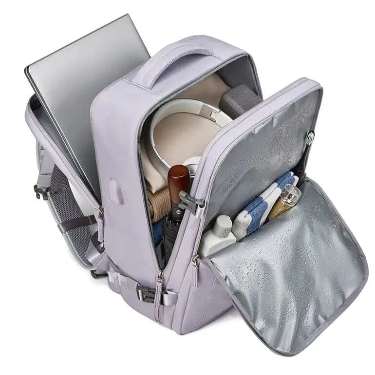 Sac à Dos Cabine Femme | Port Usb et Compartiments