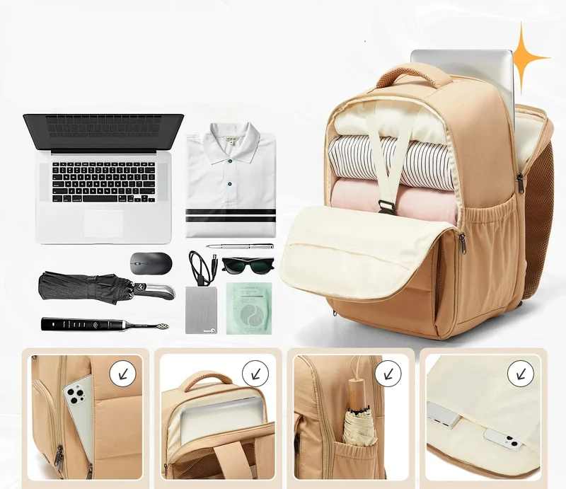Sac à Dos Cabine Femme | Nylon Léger et Imperméable