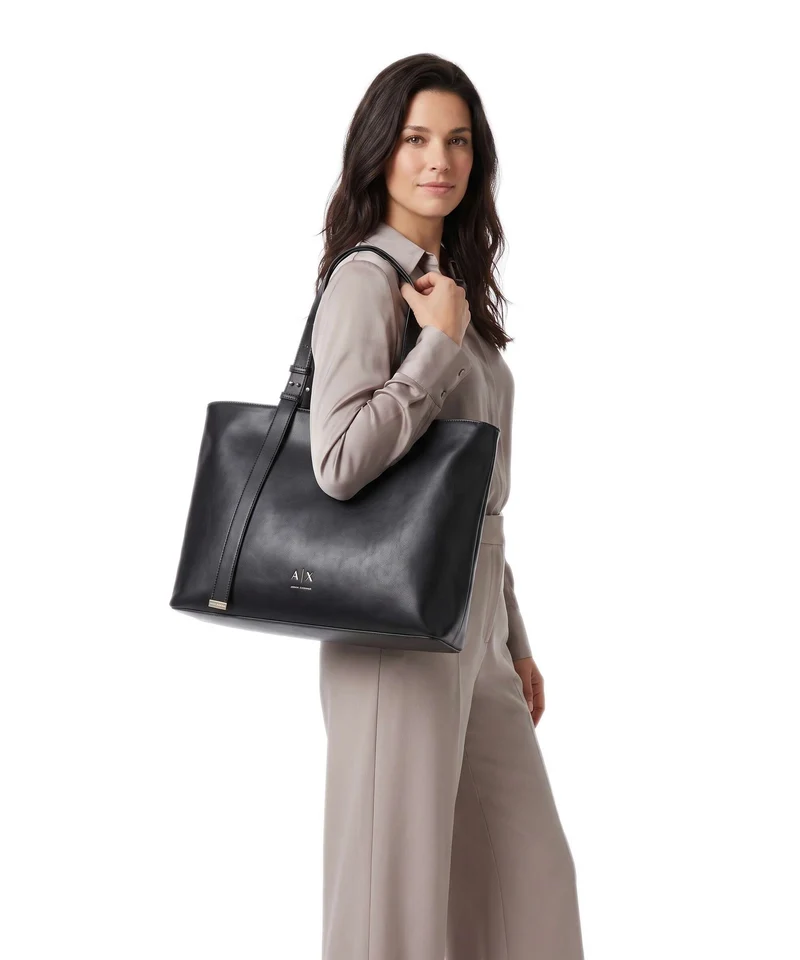 Armani Exchange Alice Cabas black