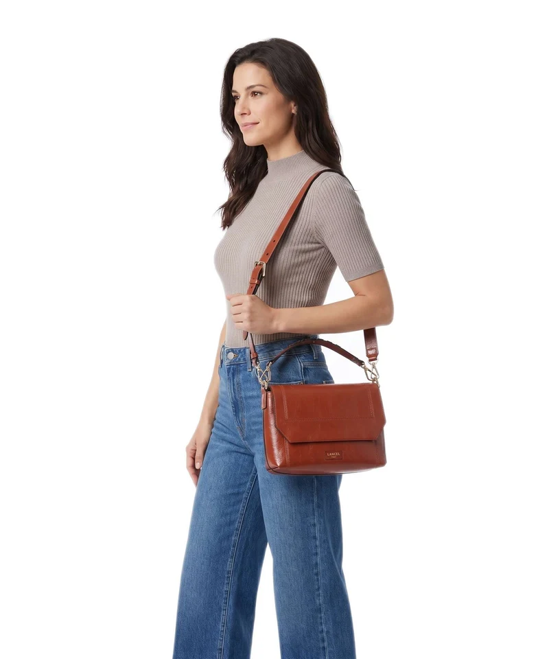 Lancel Ninon M Sac à main brick