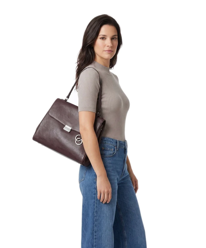 Marc O'Polo Goldy M Cabas black cherry