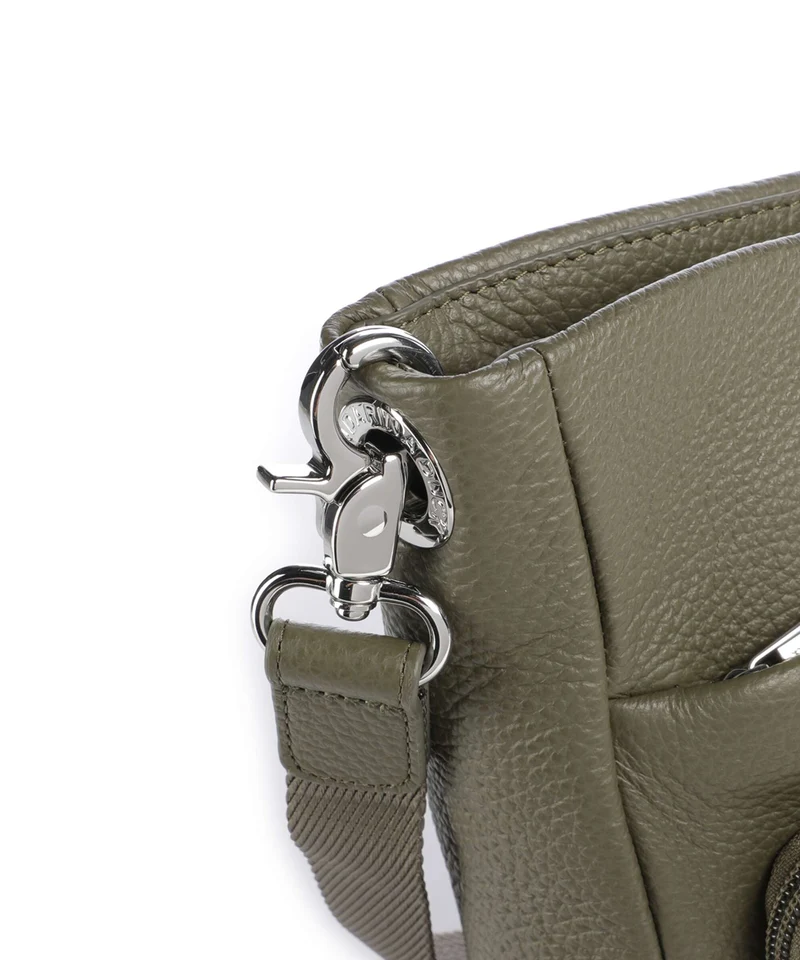 Mandarina Duck Mellow Leather Sac bandoulière winter olive