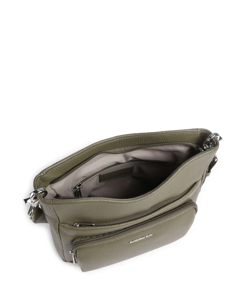 Mandarina Duck Mellow Leather Sac bandoulière winter olive