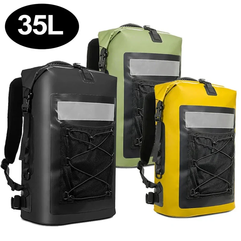 Sac à Dos Étanche 35l | Pvc Ultra-Résistant Aventures
