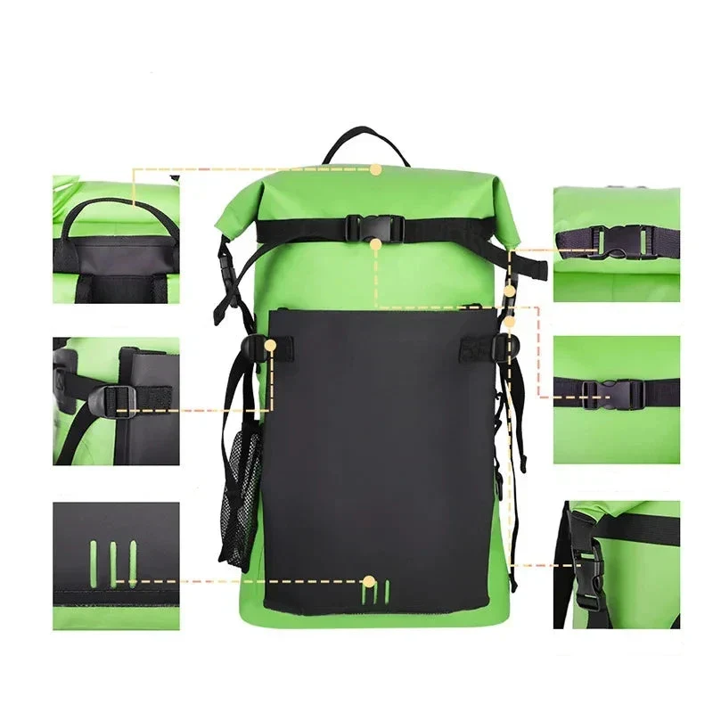Sac à Dos Étanche 30l | Fermeture Hermétique Anti-Humidité