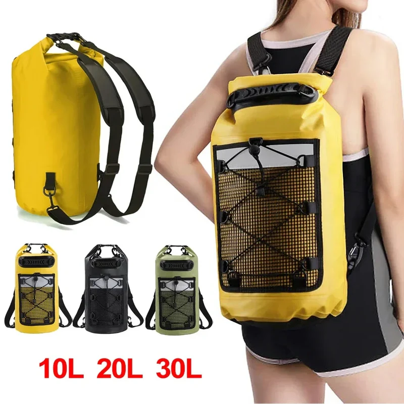 Sac à Dos Étanche 10l à 30l | Pvc Robuste et Imperméable