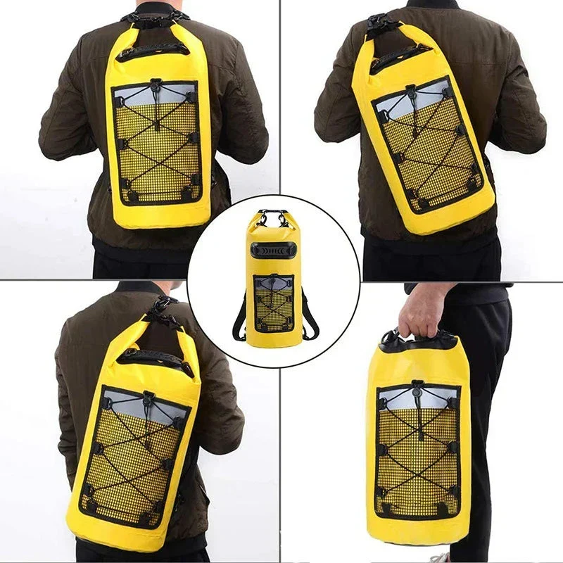 Sac à Dos Étanche 10l à 30l | Pvc Robuste et Imperméable