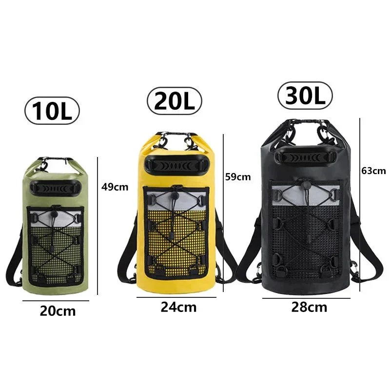 Sac à Dos Étanche 10l à 30l | Pvc Robuste et Imperméable
