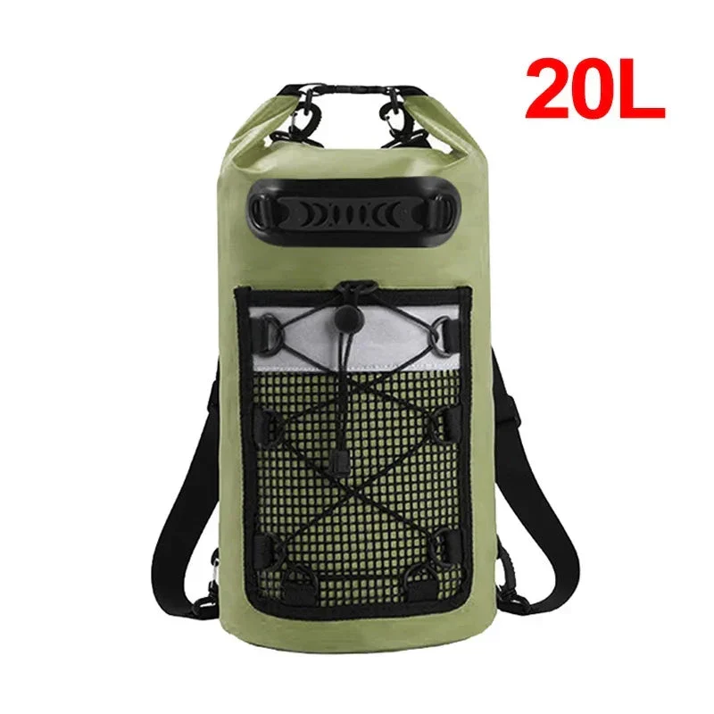 Sac à Dos Étanche 10l à 30l | Pvc Robuste et Imperméable