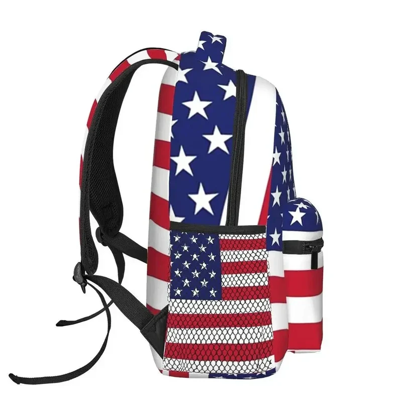 Sac à Dos Drapeau Usa | Nylon Bretelles Ajustables