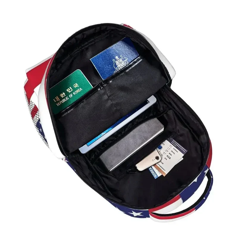 Sac à Dos Drapeau Usa | Nylon Bretelles Ajustables