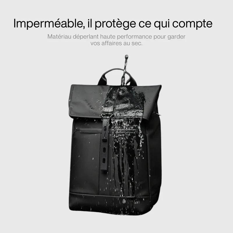 Sac à Dos de Voyage Imperméable | Compartiment Sécurisé Ordinateur 35l