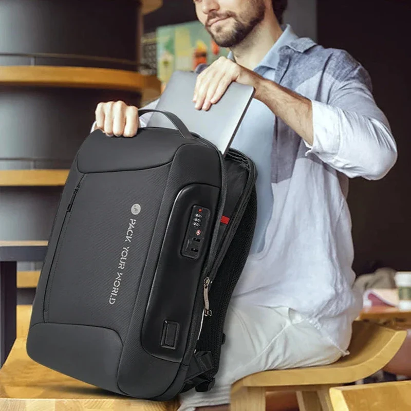Sac à Dos de Voyage Antivol | Polyester Imperméable et Serrure Tsa