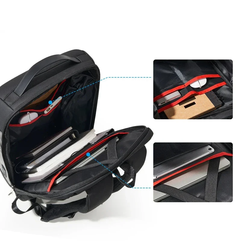 Sac à Dos de Voyage Antivol | Polyester Imperméable et Serrure Tsa