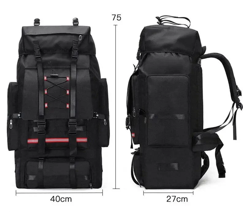 Sac à Dos de Voyage 130l | Multi-Compartiments Nylon Robuste