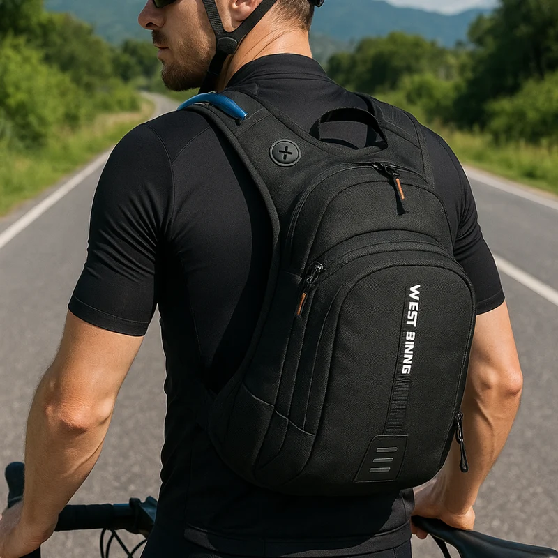 Sac à Dos Cyclisme Léger | Dos Respirant, Rangement Optimisé