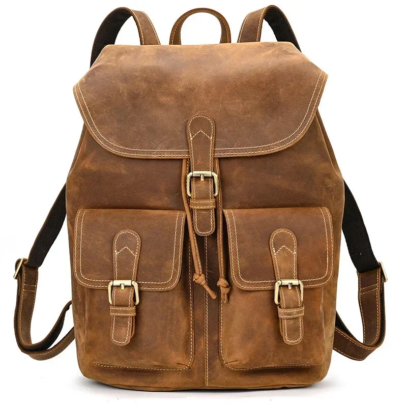 Sac à Dos Cuir Vintage | Cuir Pleine Fleur Robuste