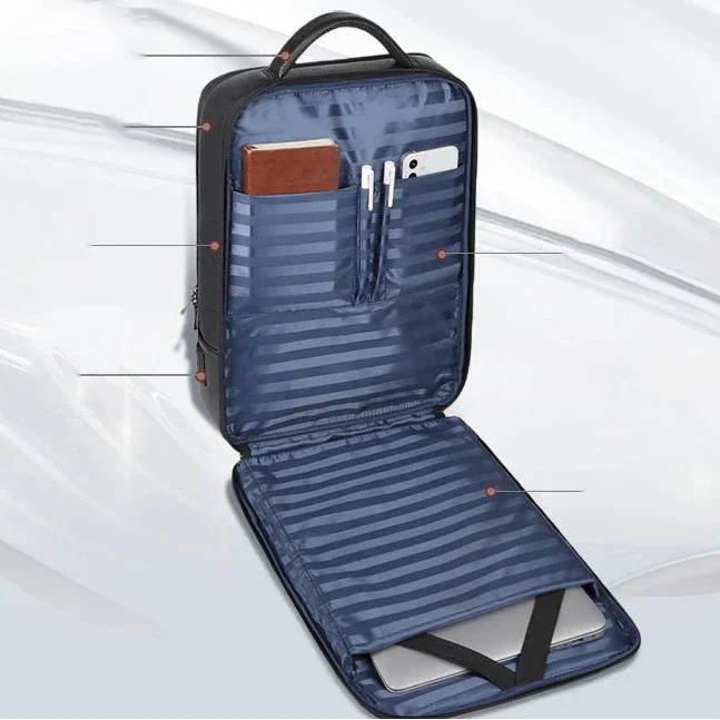 Sac à Dos Cuir Homme | Port Usb Intégré