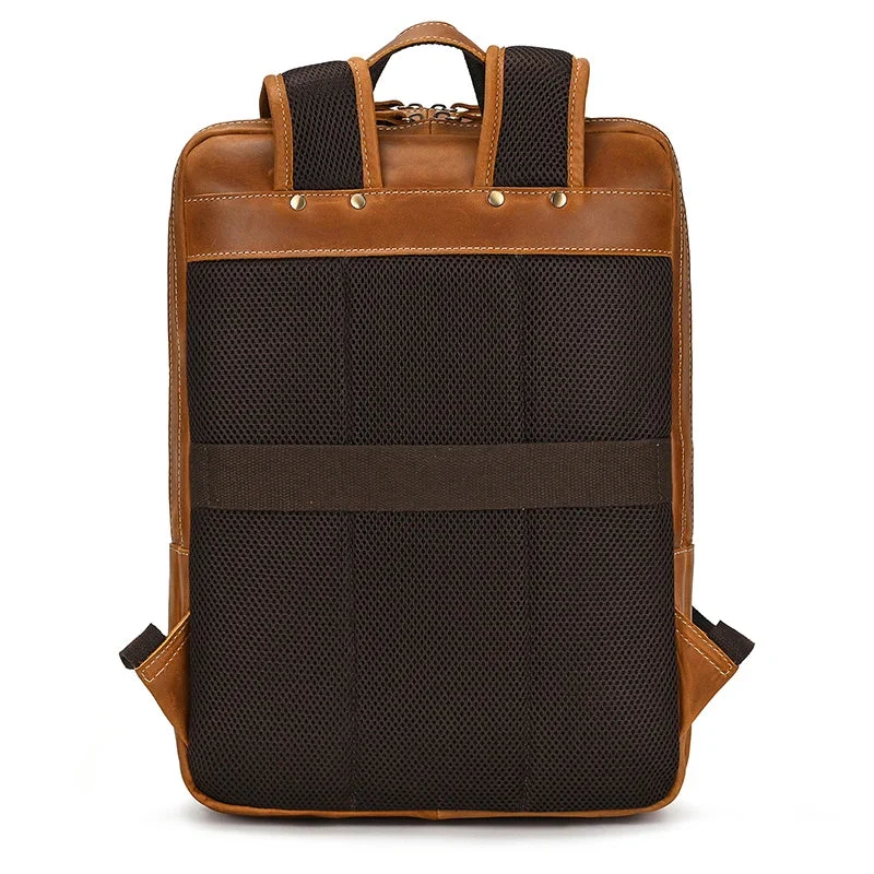 Sac à Dos Cuir Homme Travail | Emplacement Ordinateur 15 Pouces
