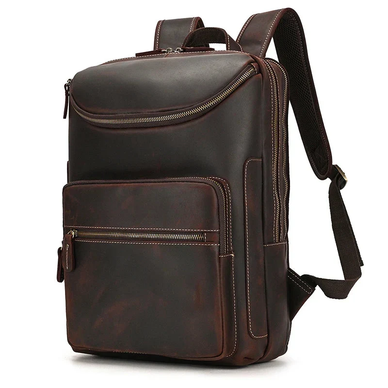 Sac à Dos Cuir Homme Travail | Emplacement Ordinateur 15 Pouces