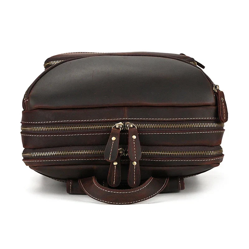 Sac à Dos Cuir Homme Travail | Emplacement Ordinateur 15 Pouces