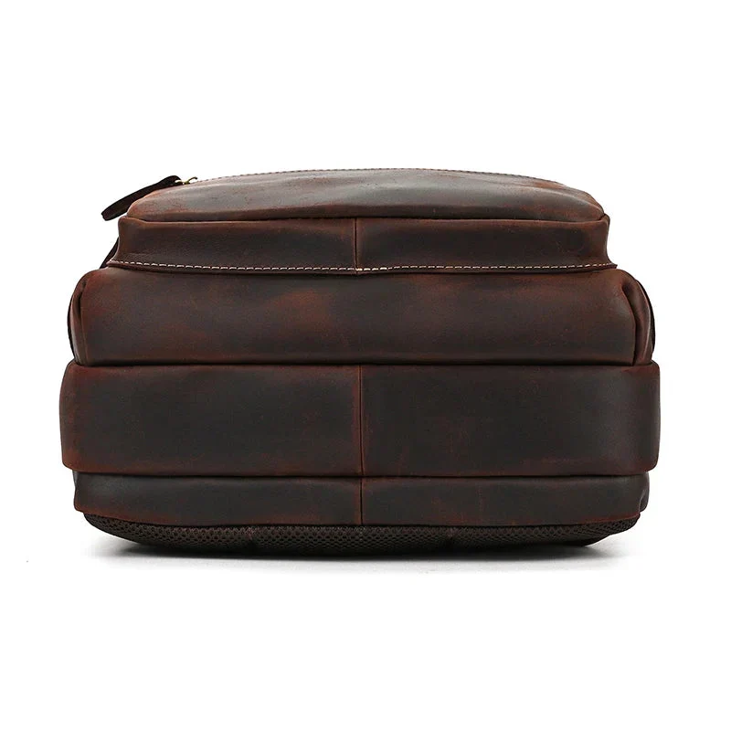 Sac à Dos Cuir Homme Travail | Emplacement Ordinateur 15 Pouces