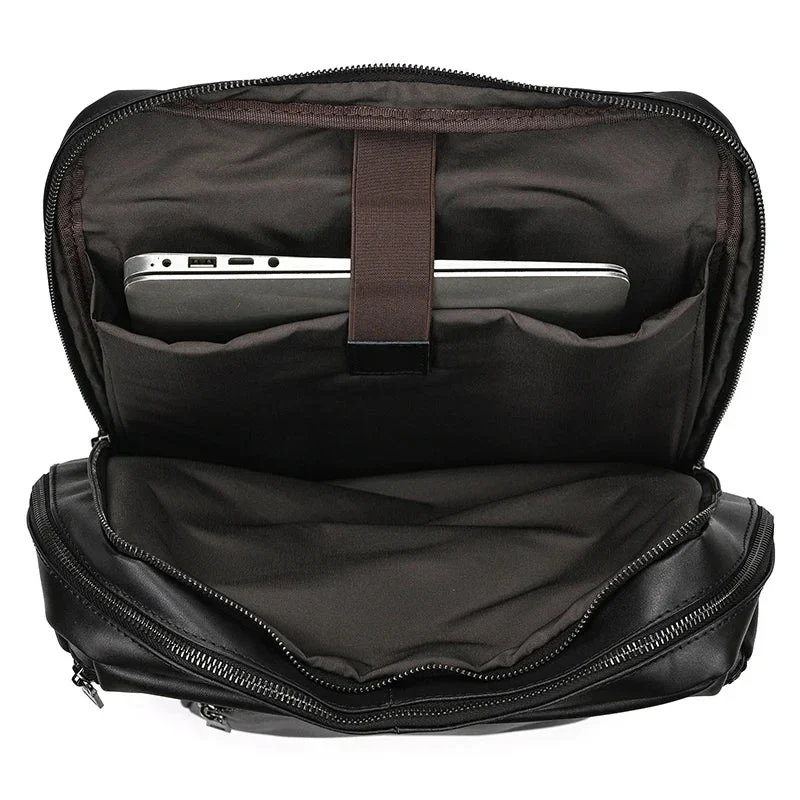 Sac à Dos Cuir Homme Travail | Emplacement Ordinateur 15 Pouces