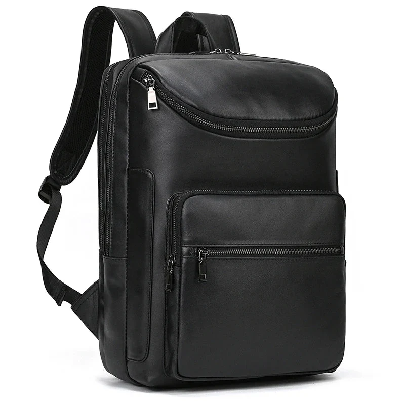 Sac à Dos Cuir Homme Travail | Emplacement Ordinateur 15 Pouces