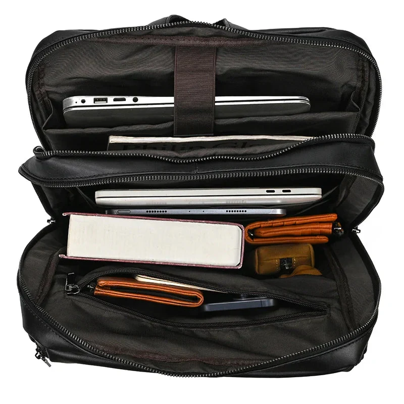 Sac à Dos Cuir Homme Travail | Emplacement Ordinateur 15 Pouces
