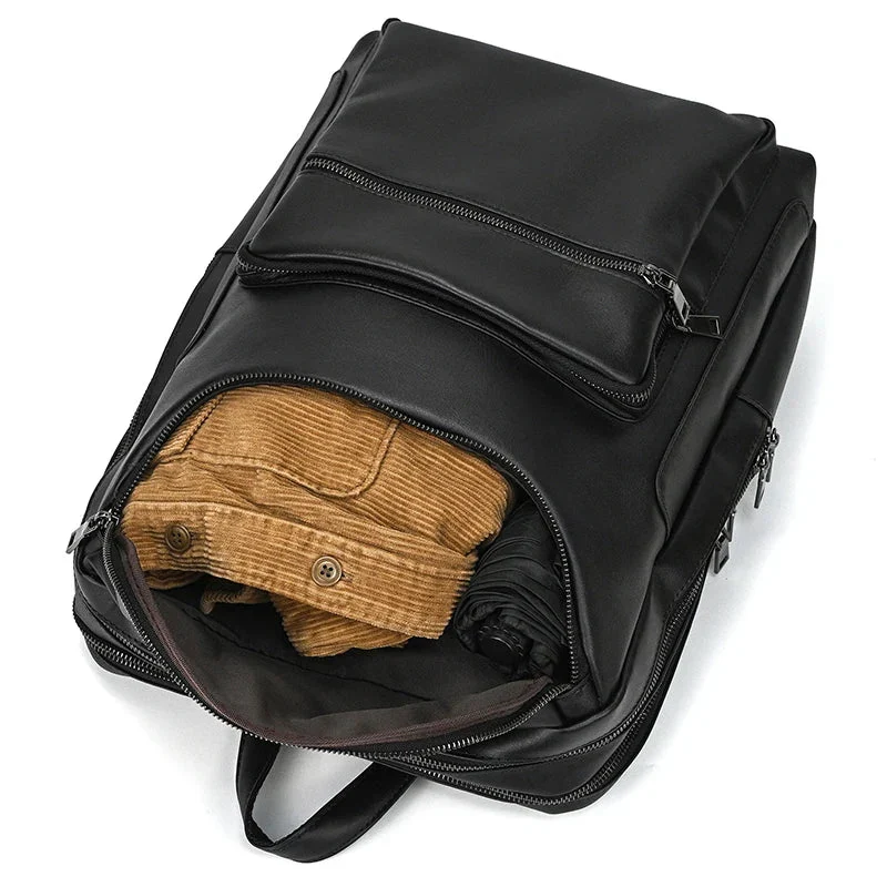 Sac à Dos Cuir Homme Travail | Emplacement Ordinateur 15 Pouces