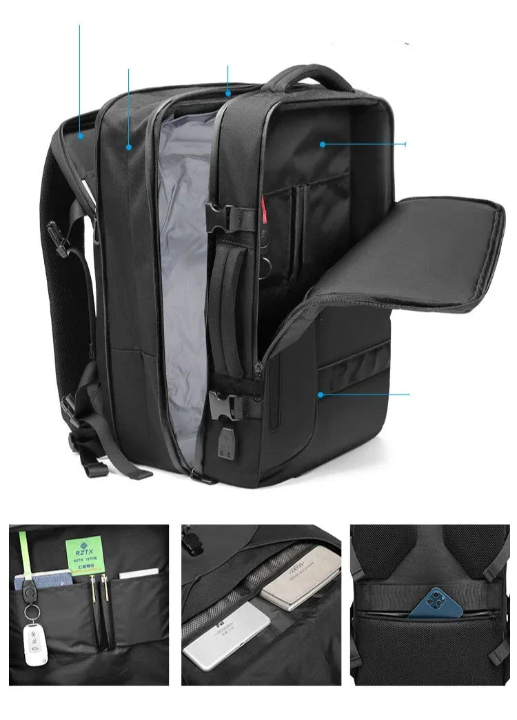 Sac à Dos Compressible Voyage | Système Sous Vide Innovant