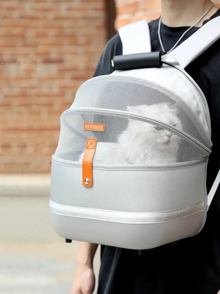 Sac à Dos Chat Voyage | Aération Filet Polyester