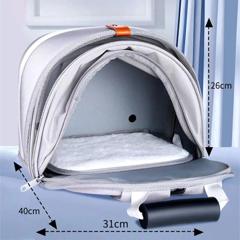 Sac à Dos Chat Voyage | Aération Filet Polyester