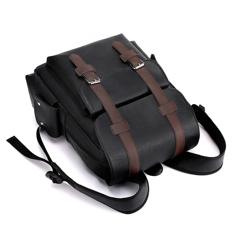 Sac à Dos Cartable Vintage | Multi-Compartiments Rétro Pratiques