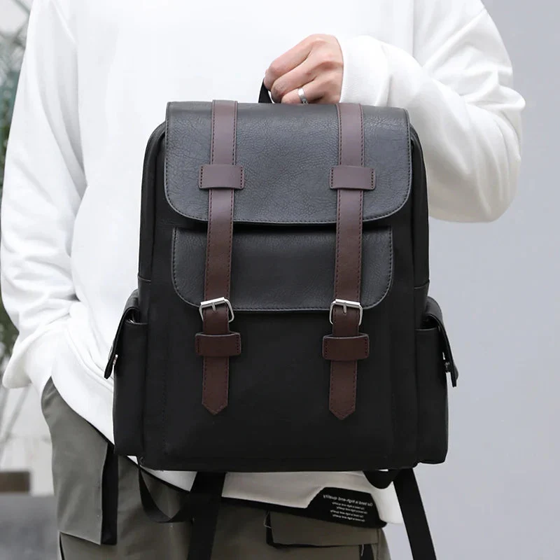 Sac à Dos Cartable Vintage | Multi-Compartiments Rétro Pratiques