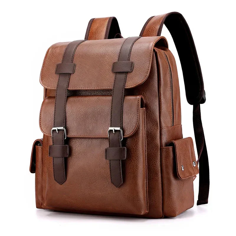 Sac à Dos Cartable Vintage | Multi-Compartiments Rétro Pratiques