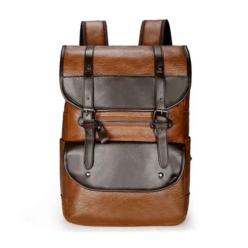 Sac à Dos Cartable Vintage | Grande Capacité Rétro