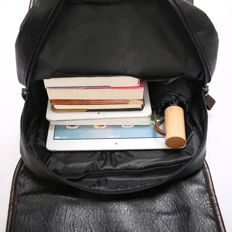 Sac à Dos Cartable Vintage | Grande Capacité Rétro