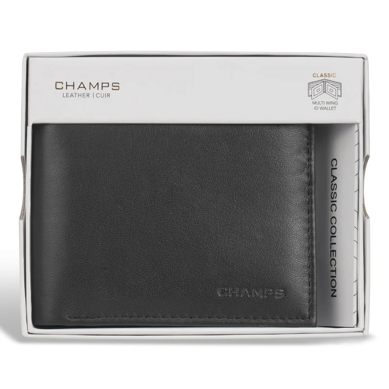 Classic / Leather Multi-Wing ID Wallet *Drop Ship*