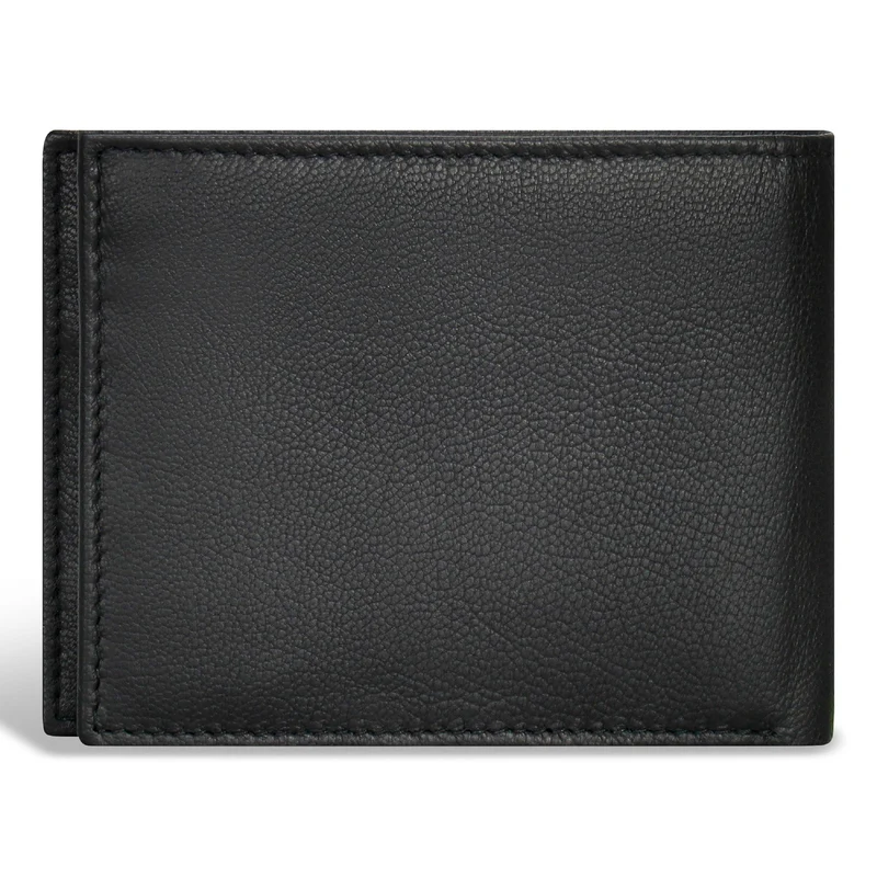 Iconic / Leather Center Wing Wallet *Drop Ship*