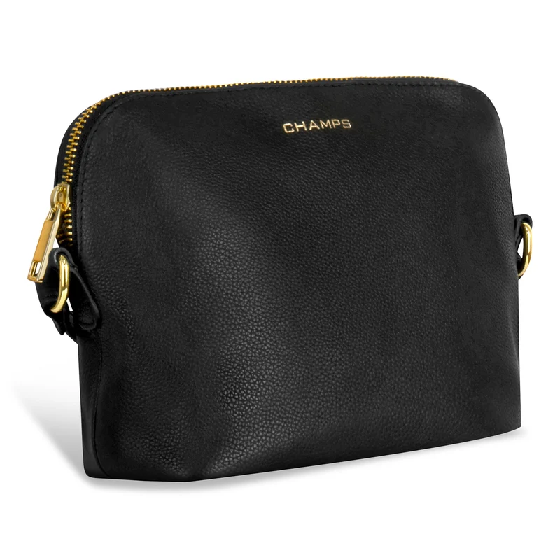 Gala / Leather Top-Zip Shoulder Bag *Drop Ship*