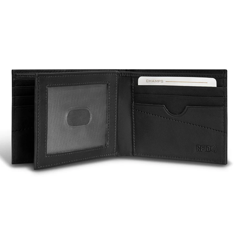 Camo / Leather Center Wing Wallet *Drop Ship*