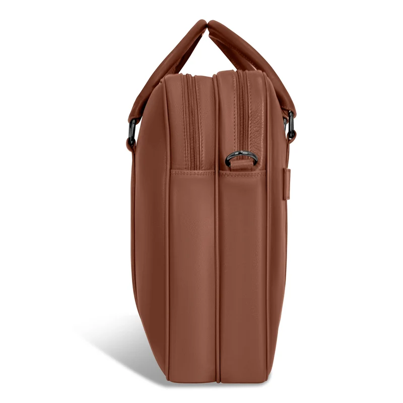 Onyx / Leather Briefcase *Drop Ship*