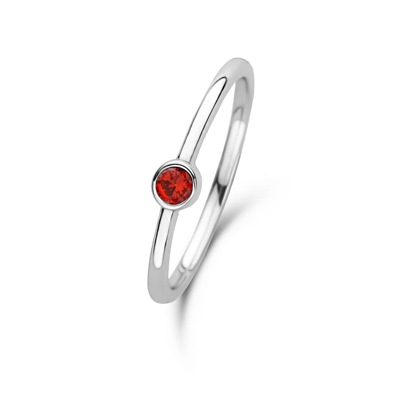 Violet Hamden Venus Zilveren Ring Met Geboortesteen VH330007JAN-60