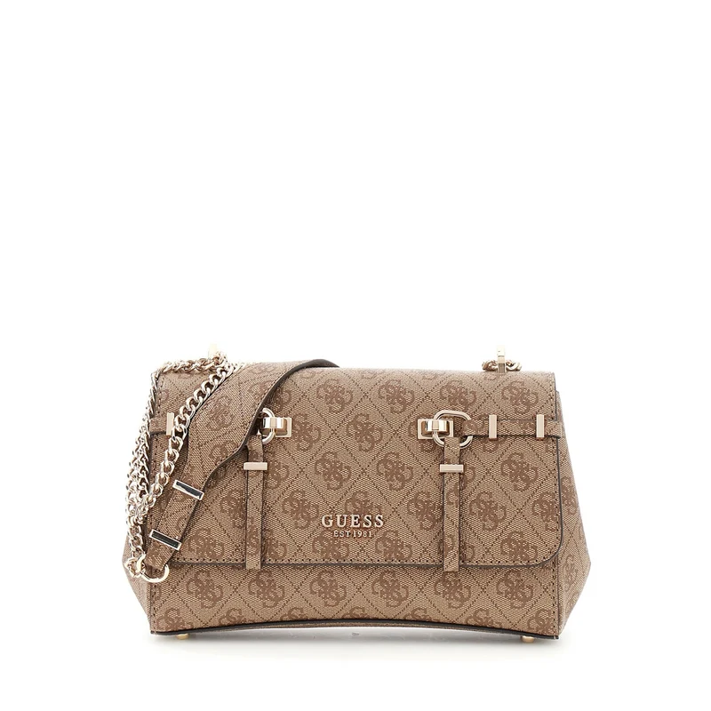 Guess Leona Latte Logo Convrtbl Xbody Flap HWSG99-17210-LTL